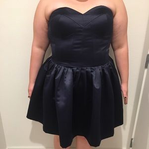 Royal blue cocktail dress